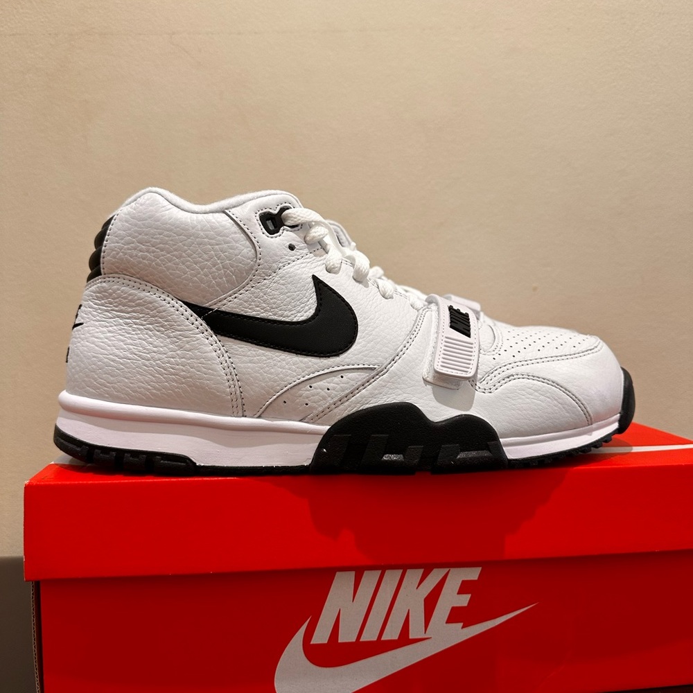 NIB Nike Air Trainer 1 Shoes White Black FB8066-100 Men's All Sizes
